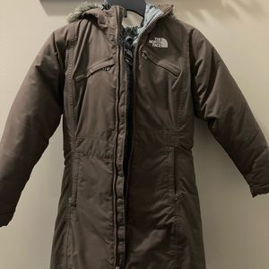 North face down winter coat